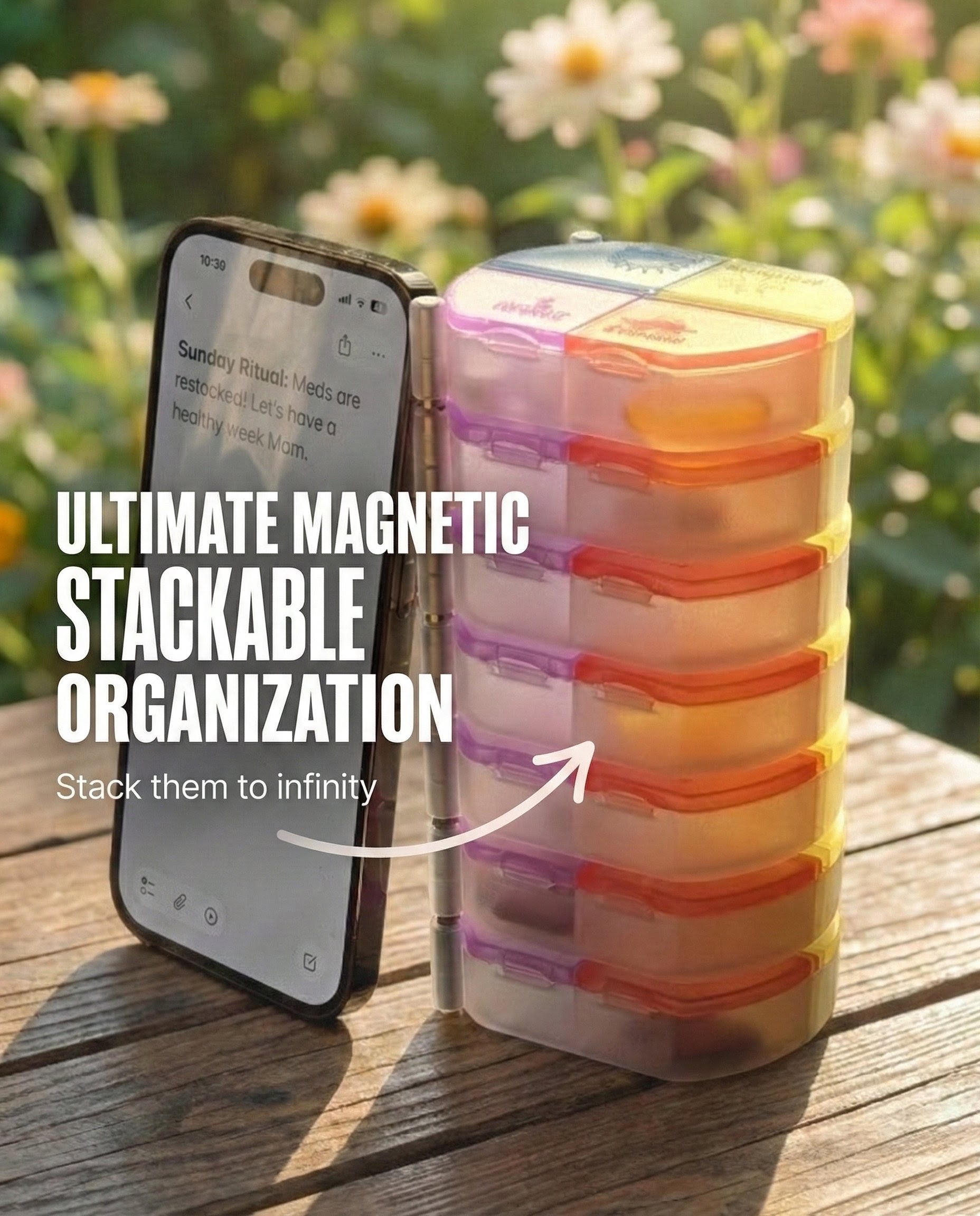 Boturo Magnetic Pill Box Set of 7