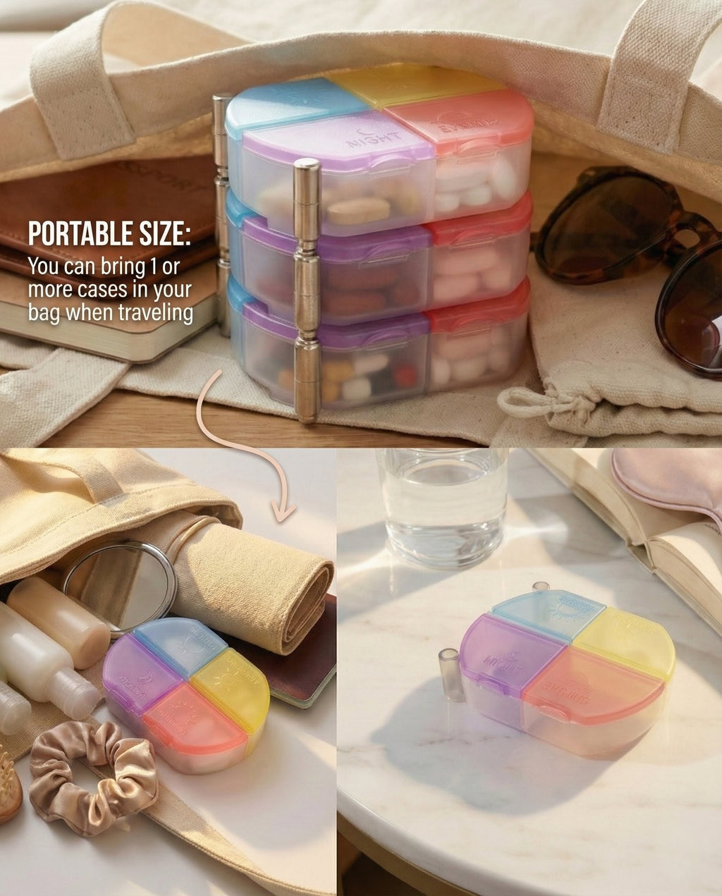 Boturo Magnetic Pill Box Set of 7